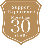 More than 30 years of support