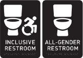 All Gender Restroom Signs