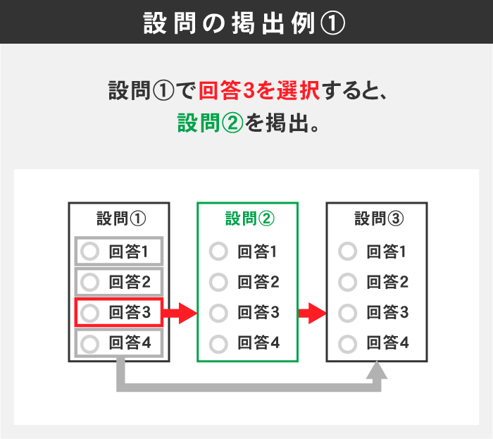 設問の掲出例1